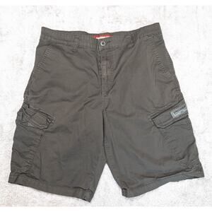 Unionbay Charcoal Gray Flex Cargo Shorts Mens 36x10